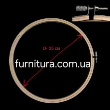 Пяльцы деревянные, 25 см | furnitura.com.ua