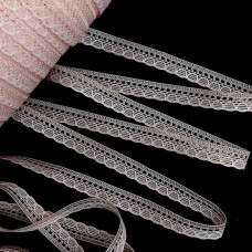 Кружево паутинка 1 см, персиковое  | furnitura.com.ua