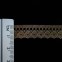 Кружево паутинка 1 см, коричневое - 1 - furnitura.com.ua