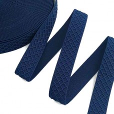 Резинка курткова 3 см синя (боб 25 ярд) | furnitura.com.ua