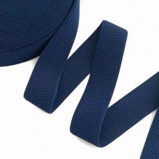 Резинка курткова 4 см синя (боб 25 ярд) | furnitura.com.ua
