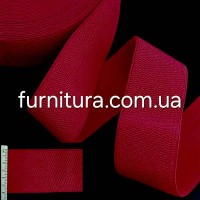 Резинка курткова 6 см червона (боб 25 ярд)
