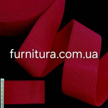 Резинка курткова 6 см червона (боб 25 ярд)