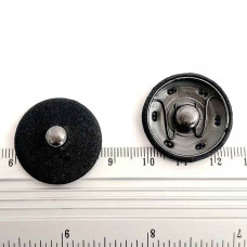 Кнопка пришивна 26 мм обтягнута тканиною, 12 штук | furnitura.com.ua