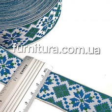 Лента украинский орнамент 3см (23м) | furnitura.com.ua