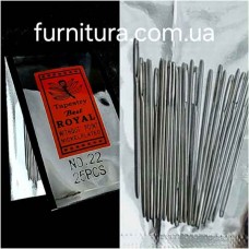 Игла №22 для вышивки з тупым концом, 25 шт | furnitura.com.ua