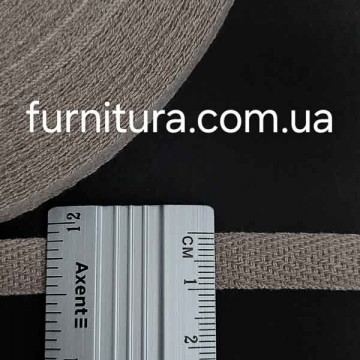 тасьма х/б 10 мм, беж -43 м - furnitura.com.ua