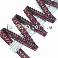 Стрічка з українським орнаментом, 2 см | furnitura.com.ua