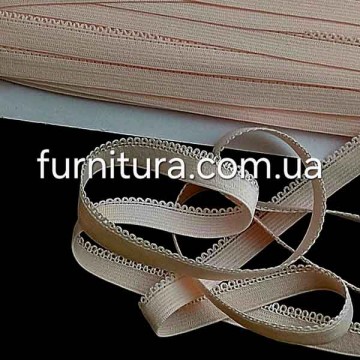 Резинка ажурна білизняна 10 мм полен, 23м - furnitura.com.ua