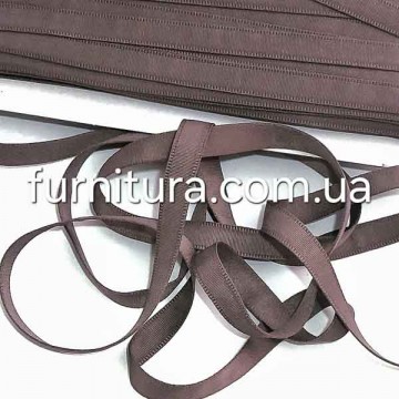 Стрічка тунельна 10-12 мм, колір мокко, 46м - furnitura.com.ua