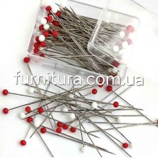 булавка бусинка 0,4х35 мм ,упак 100 шт | furnitura.com.ua