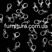 Карабін, 8х5 мм срібло, 50 шт