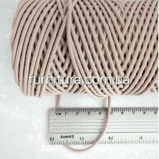 Канат-резина 3 мм боб- 100 м - бежева (28)