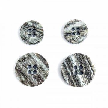 гудзик сіро-коричневий мармур, 20 мм - furnitura.com.ua
