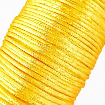 шнур корсетний жовтий, 2 мм - furnitura.com.ua