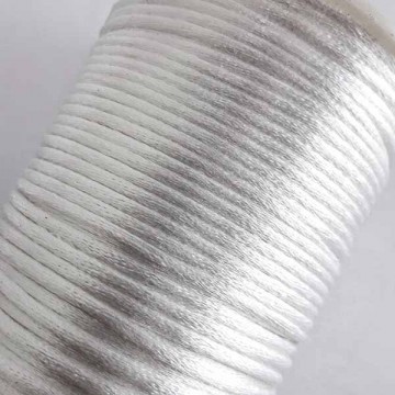 шнур корсетний білий, 2 мм - furnitura.com.ua