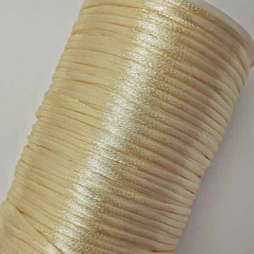 шнур корсетный молочный, 2 мм - furnitura.com.ua