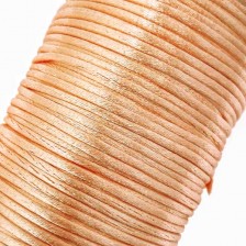 шнур корсетний персик, 2 мм
