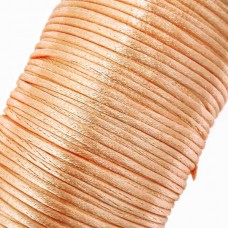 шнур корсетный персик, 2 мм | furnitura.com.ua