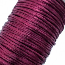 шнур корсетний буряковий, 2 мм