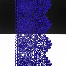 кружево Zira вязаное электрик, 12-14 см