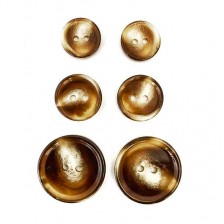 Пуговица трехразмерная, 24-28-32 мм