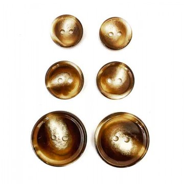 Пуговица трехразмерная, 24-28-32 мм - furnitura.com.ua