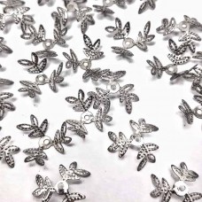 Шапочка для бусин 15мм, серебро, 100 шт | furnitura.com.ua