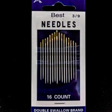 набор игл DIY Best арт 120-023, № 3/9 в упак 16 шт | furnitura.com.ua