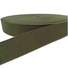 резинка  3 см хаки (боб 25 м), плотная | furnitura.com.ua