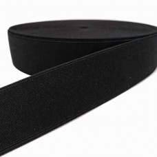 резинка  3 см черная (боб 25 м), плотная | furnitura.com.ua