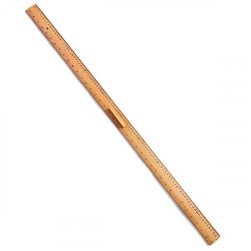 Лінійка дерев'яна 100 см/К  
