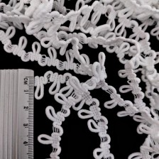 Тасьма з петельками, біла