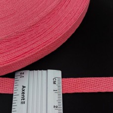 Тесьма х/б (киперная) лососевая, 10мм  | furnitura.com.ua