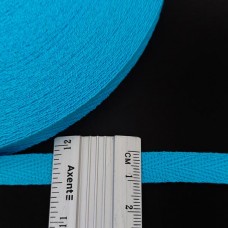 тасьма х/б 10 мм, блакитна -43 м | furnitura.com.ua