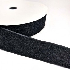липучка  чорна  4 см х 25 м, м'яка частина | furnitura.com.ua