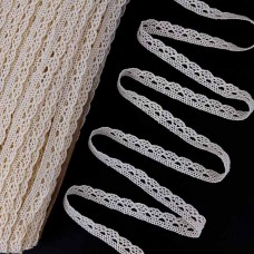 Мереживо кроше натуральне, шир 2,5см | furnitura.com.ua