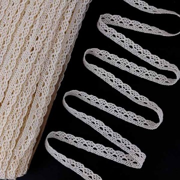 кружево кроше натуральное, шир 2,5 см - furnitura.com.ua