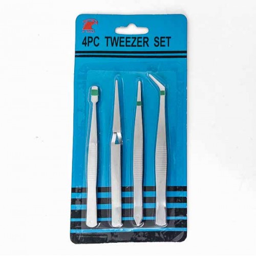 Пінцет в наборі 4шт
