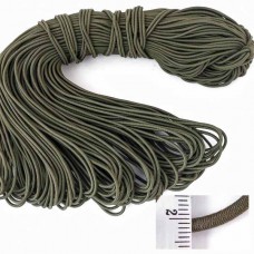 канат-резинка,хакі, боб-100 м , ТТ | furnitura.com.ua