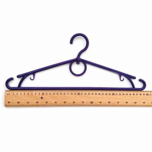 Вішалка пластикова кольорова, 42 см