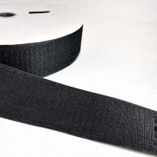 липучка  чорна  4 см х 25 м, жостка частина | furnitura.com.ua