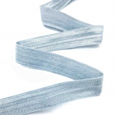 Резинка бейка светло-серая, 16 мм  | furnitura.com.ua