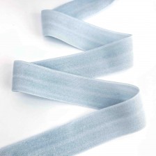 Резинка бейка серая (матовая), 20 мм 