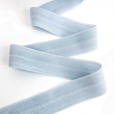 Резинка бейка серая (матовая), 20 мм  | furnitura.com.ua