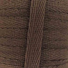 Тесьма киперная х/б 10 мм коричневая 5145