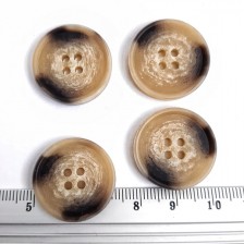 пуговица Т7 кость плоская матовая L 36/ 4 