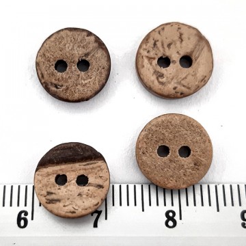 пуговица из кокоса 10 мм - furnitura.com.ua