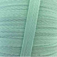 Тесьма х/б (киперная) 10мм мята  5213
