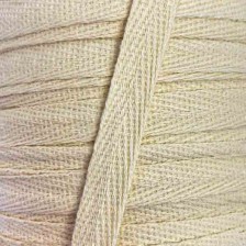 тасьма кіперна х/б 10 мм жовта світла 5012